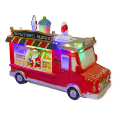 Cenário Natalino candy truck com movimento e led 25cm na internet