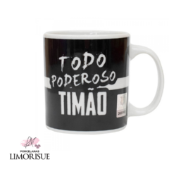 Caneca Porcelana 320m Todo Poderoso Timão - Corinthians.Produto licenciado por Mileno Comercial Ltda. na internet