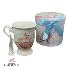 Caneca de Porcelana Bicicleta 300ml . - comprar online