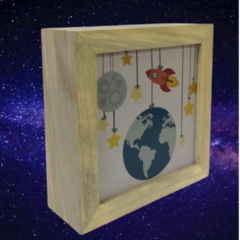 Luminoso Infantil Espaço 18cm. - comprar online