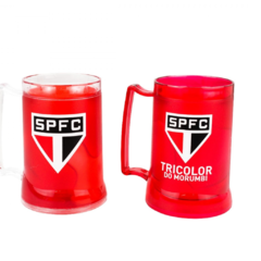 Jg 2 Canecas Gel Isolante Térmico 400ml - SPFC.Produto licenciado por Mileno Comercial Ltda. - comprar online