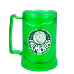 Jg 2 Canecas Gel Isolante Térmico 400ml - Palmeiras.Produto licenciado por Mileno Comercial Ltda. - loja online