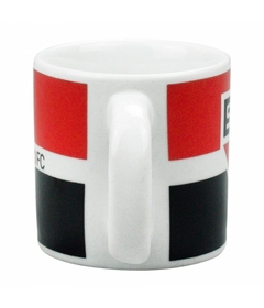 Caneca Porcelana 320ml - São Paulo.Produto licenciado por Mileno Comercial Ltda. - comprar online