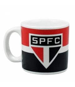 Caneca Porcelana 320ml - São Paulo.Produto licenciado por Mileno Comercial Ltda.