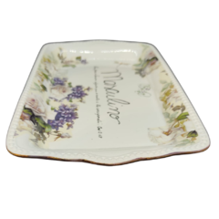 Placa de Porcelana para Toilet Masculino/Feminino Personalizada com Filete de Ouro 28cm. - Limorisue Porcelanas