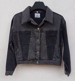 CAMPERA JEAN NEGRO STONE VINTAGE