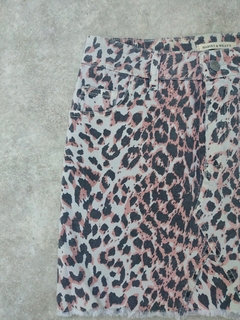 POLLERA JEAN ANIMAL PRINT - tienda online