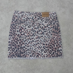 POLLERA JEAN ANIMAL PRINT - comprar online