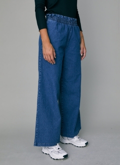 JEAN WIDE LEG RIGIDO CINTURA ELASTICA en internet