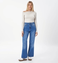 JEAN WIDE LEG RIGIDO CLASICO