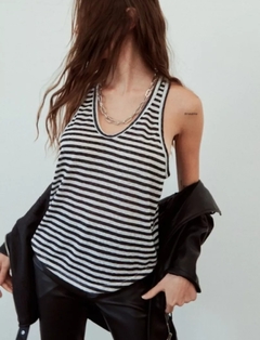 MUSCULOSA SARA MELL STRIPE - comprar online