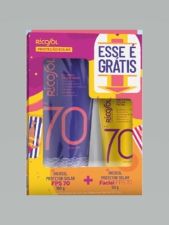 KIT RICOSOL FPS 70 CORPO 180g + FACIAL FPS 70 50 g na internet