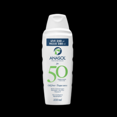 ANASOL PROTETOR SOLAR LOÇÃO FPS 50 - 350 ml - comprar online