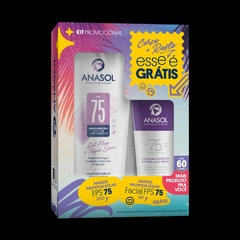 KIT ANASOL PROT. SOLAR FPS 75 - 200 g + ANASOL PROT. SOLAR FACIAL FPS 75 - 60 g - comprar online