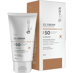 ANASOL CC CREAM FACIAL FPS 50 ESCURO - 60 g