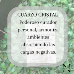 Dije corazón cuarzo cristal - comprar online