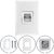 Tomada Interruptor 10A 20A Linha Ouro Branca Modular RADIAL na internet