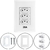 Tomada Interruptor 10A 20A Linha Ouro Branca Modular RADIAL na internet