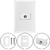 Tomada Interruptor 10A 20A Linha Ouro Branca Modular RADIAL na internet