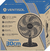 Ventilador Mesa Turbo Oscilante 30cm 6 Pás 52W Ventisol 110V ou 220V - comprar online