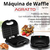 Máquina De Waffle Aroma Antiaderente 127v ou 220v Preta Agratto - Distribuidora Mármore