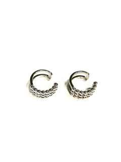 Piercing Fake Bolinhas Ródio - comprar online