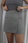 Short Saia | Cinza