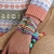 PULSERA HILO COLORES OJO