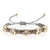 PULSERA TEJIDA CON BRILLANTES