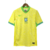 Nova camisa titular Brasil: amarelo claro com linhas representando fauna e cultura. Gola V verde, Swoosh e punhos verdes. Detalhes ondulados no uniforme reserva. Selo 'Brasil Para Todos' e bandeira estilizada na gola. Escudo centralizado