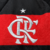 Monograma CRF do Flamengo bordado na camisa titular 2024, na cor prata.