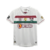 Camisa reserva do Fluminense: cor branca com faixas horizontais grená e verde, escudo do clube no lado esquerdo e logo da fornecedora no lado direito. Homenagem à Copa Rio de 1952 e grafismos estilizados nas mangas. Patch campeão da Libertadores 2023.