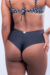 Calcinha de Biquíni Hot Pant Reta Fio Duplo - Preta - comprar online