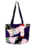 Bolsa Tote Roxa e Floral