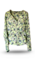 Camisa Verde Floral Shoulder - comprar online