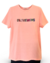 Camiseta Rosa com Bordado