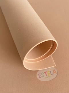 FOLHA EVA LISO ESTELAPAPER PCT C/10 LS-069 BEGE 400x600