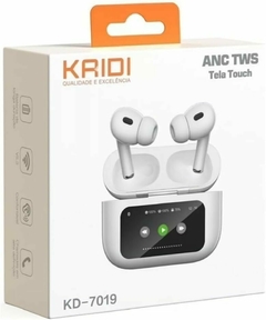 Fone de Ouvido KD-7019 Bluetooth TWS com Display Tela Touch e Cancelamento de Ruído na internet