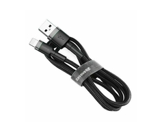 Cabo USB Original Baseus Cafule 200cm reforçado para iphone Preto - comprar online