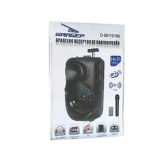 Caixa de Som Bluetooth Grasep D-BH12106 Microfone Sem Fio - comprar online