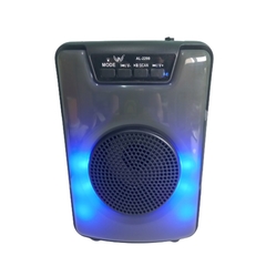 Caixa De Som Bluetooth Amplificada Portátil Altomex Com leds RGB