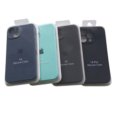 Capa silicone case aveludada para iphone 14