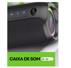 Caixa de Som Bluetooth Portatil 20w Bateria 8 Horas Imenso x22 - Pagno Shop