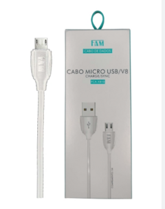 Cabo Carregador Fam Micro USB V8 na internet