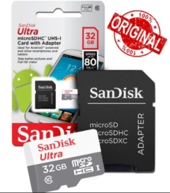 Cartão Memória 16gb Micro Sd Ultra 80mbs Sandisk - Pagno Shop