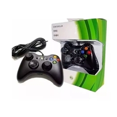 Controle Video Game Xbox 360 Pc Com Fio Joystick Manete X360