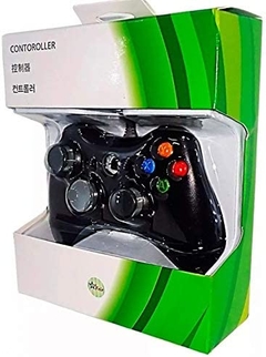 Controle Video Game Xbox 360 Pc Com Fio Joystick Manete X360 - Pagno Shop