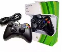 Controle Video Game Xbox 360 Pc Com Fio Joystick Manete X360 - loja online