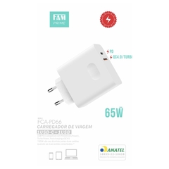 Carregador Celular Turbo Qc 4.0 - 65w Usb Pd 66 Fonte Fam Qualidade top original na internet