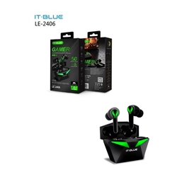 fone Tws Bluetooth Gamer 5.0 Intra-auriculares It Blue c Microfone Sem Ruido